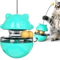thumbnail image 2 of Dispensador de golosinas para Gatos Sunnimix Juguete Interactivo Alimentador Azul, 2 of 8