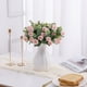 thumbnail image 2 of Ramo de flores artificiales Cateissary de eucalipto y rosas rosa claro para decoración de interiores y exteriores, 2 of 6