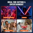 thumbnail image 3 of VEVOR Light Sword 12 RGB Colors 16 Sounds Rechargeable  40" Dueling Light Saber, 3 of 9