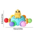thumbnail image 4 of KOYPTL Baby Textured Grasp Ball Toy for Toddlers 0-6 8-12 Months,Montessori Soothing Teething Sphere,Dinosaur Rotation Rattle Toy for Early Learning Tummy Time,Gift for Boys Girls Christmas Birthday, 4 of 8