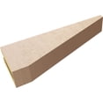 thumbnail image 6 of 3"W x 18"D x 6"H Thin Concord Rough Cedar Woodgrain TimberThane Corbel, Primed Tan, 6 of 6