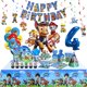 thumbnail image 2 of Decoración para fiesta de cumpleaños de perros de la Patrulla Canina, grupo decorativo, vajilla desechable, globos combinados para suministros de fiesta para niños, 2 of 5