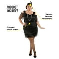 thumbnail image 2 of Morph 1920S Black Flapper Womens Halloween Costume For Women Black Large, 2 of 4