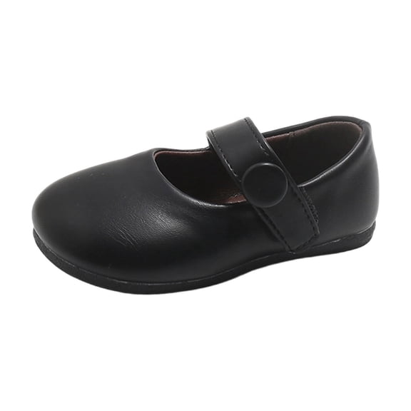 Toddler Little Girls Flower Dress Shoes Ankle Strap Ballet Flats Party School Bowknot Girls' Dress ShoesWedding Shoes