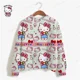 thumbnail image 5 of Sudadera de calle para mujer, sudaderas con capucha para mujer, sudaderas con estampado de dibujos animados, sudadera corta con estampado de HELLO KITTY para mujer, 5 of 5