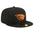 thumbnail image 3 of Men's New Era Black Oregon State Beavers 59FIFTY Fitted Hat, 3 of 6