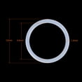 thumbnail image 7 of Uxcell 12mm OD 9.6mm ID 1.2mm Width Silicone Seal O-Rings White 20 Pack, 7 of 7