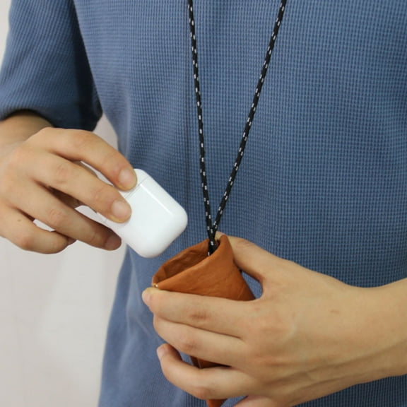 WHAMVOX  2 Pcs Coin Purse Women Wallet Mini Storage Bag Child Travel Orange