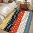 thumbnail image 4 of Modern Bohemian Area Rugs 4'x6', Washable Small Throw Rugs for Office Bathroom, Colorful Minimalist Abstract Paisley Boho Indoor Outdoor Rug Non-Slip Low Pile Carpet Runner Reversible Floor Mats, 4 of 8