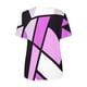 thumbnail image 5 of Blusa informal con cuello en V y manga corta con estampado de verano para mujer con estilo OAVQHLG3B Store  lin121212, 5 of 5