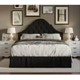 thumbnail image 1 of HMD Isabella King Tufted Upholstered Panel Bed, Black, 1 of 3