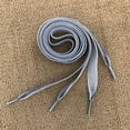 thumbnail image 4 of 2Pairs Wide Flat Brown Velvet Shoelaces for Durable Everyday Use, 4 of 8