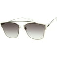 thumbnail image 2 of sunglassLA - Modern Fashion Ultra Thin Open Metal Minimalist Pantos Aviator Sunglasses - 55mm, 2 of 4