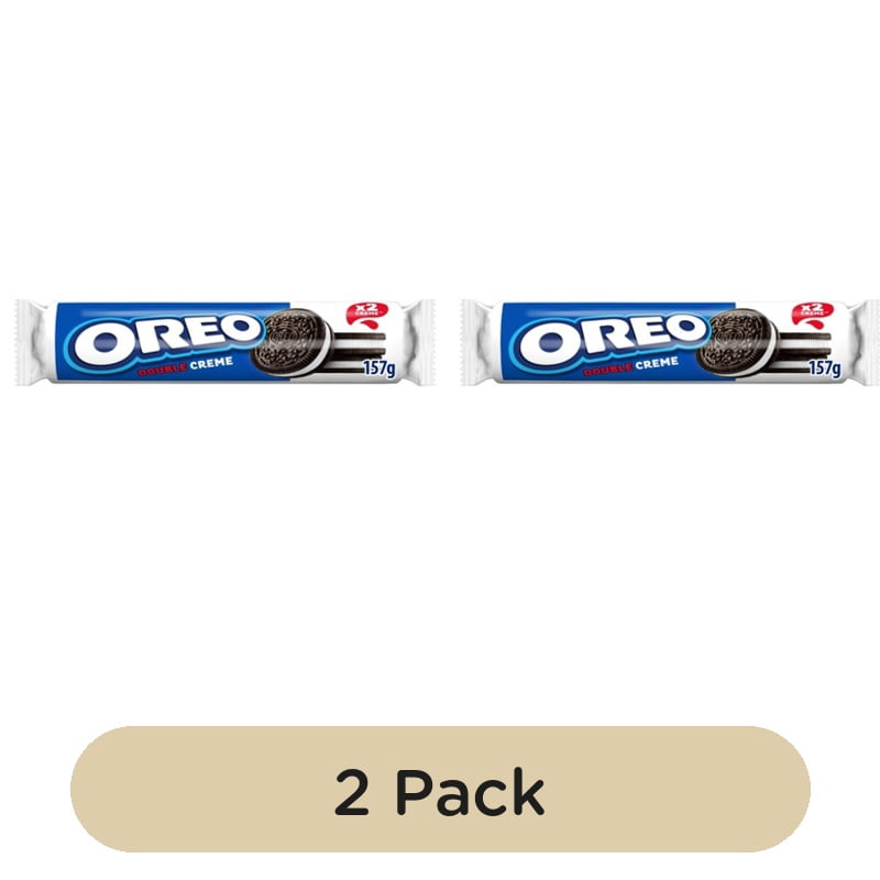 Oreo Double Stuff Chocolate Sandwich Biscuits 157g, British Import (Pack of 2)