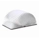 thumbnail image 2 of Book Light,folding Book Lamp,usb Rechargable Book Shaped Night Lightbrown, 2 of 3