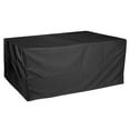 thumbnail image 1 of Funda para muebles de exterior resistente a la intemperie, duradera, resistente al agua y a los rayos UV, de tela Oxford para patio, muebles de jardín, 242 x 162 x 100 cm, 1 of 6