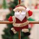 thumbnail image 2 of piezas de adornos colgantes de Papá Noel de Navidad, decoraciones para árboles de Navidad, adornos para árboles de Navidad, regalos de Navidad, juguetes, suministros para fiestas navideñas, 2 of 5
