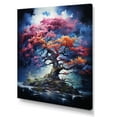 thumbnail image 2 of Designart "Blue Red Oak Tree Oak Euphony V" Floral & Botanical Wall Art Print, 2 of 5