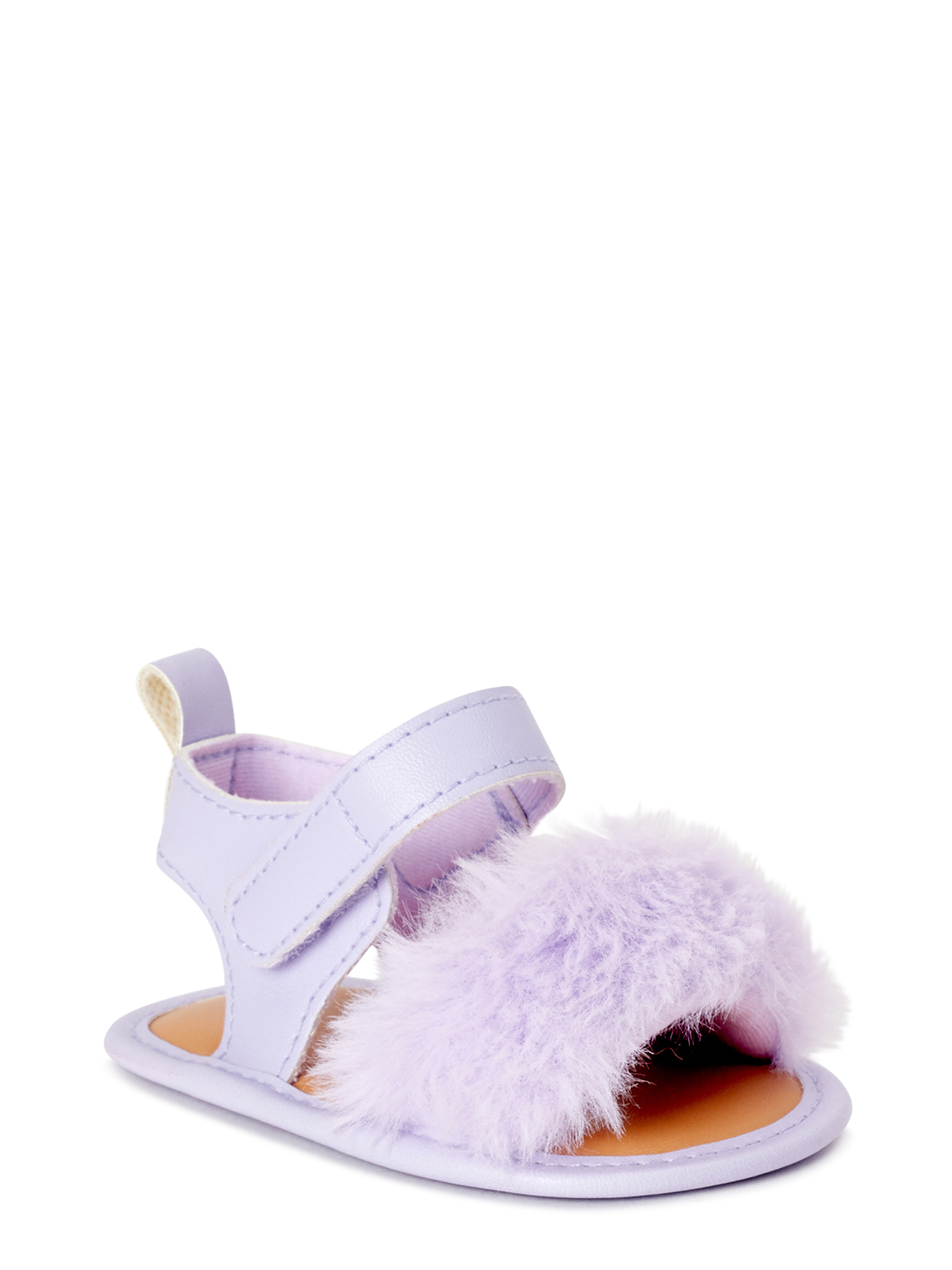 first-steps-by-stepping-stones-faux-fur-soft-sole-baby-ankle-strap