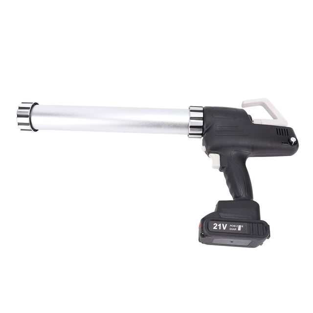 Cordless Caulking with High Capacity 21V Electric, Suitable for 10oz/300ml Hard and 20oz/600ml Soft Adhesives, Prevent Drip Function, Fast Charger Included