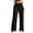Black, variant on Bovemsi Womens Pants Knit Wide Leg High Elastic Waist Sweater With Travel Pants