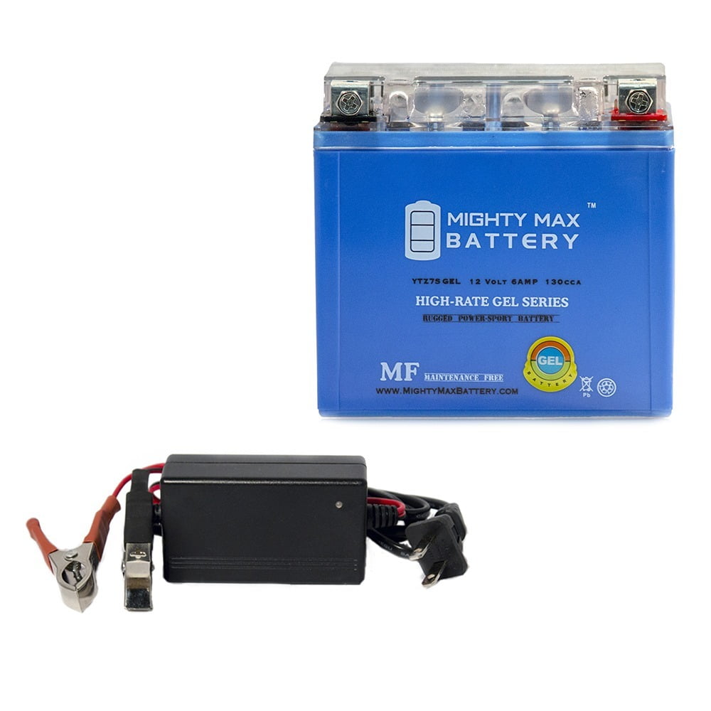 YTZ7S GEL Battery Replaces Kawasaki 1000 ZX10R 1316 + 12V 1A Charger