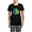 With Checker Pant, variant on CafePress - Rainbow Shamrock Women's Dark Pajamas - Women's Short Sleeve Print T-Shirt and Pants Dark Cotton Pajama Set