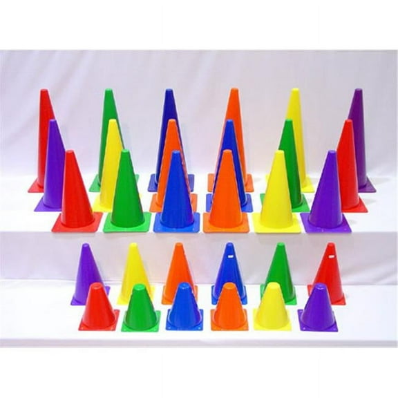 Everrich EVB-0014 6 Inch Plastic Cones - Set of 6