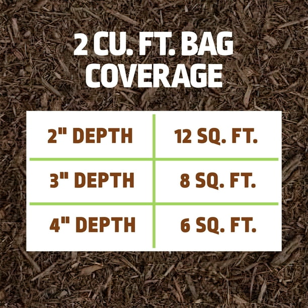 Expert Gardener Brown Mulch, 2 cu. ft. – Year Long Color