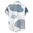 thumbnail image 5 of Men'S Casual Loose Fitting Short Sleeved Shirt Fashionable Lapel Shirt Top 4XL, 5 of 5