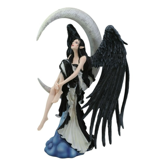Ebros Nene Thomas Céleste Lune Lunaire Rêve Tisser Statue Fairy 12 Pouces de Haut