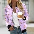 thumbnail image 2 of Women's Coats, Jackets & Vests Floral Print Cardigan Casual Tops, 2 of 5