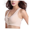 thumbnail image 3 of unbranded Brasier Deportivo Beige Acolchado Sin Para Yoga Con Textura Cómoda, 3 of 4