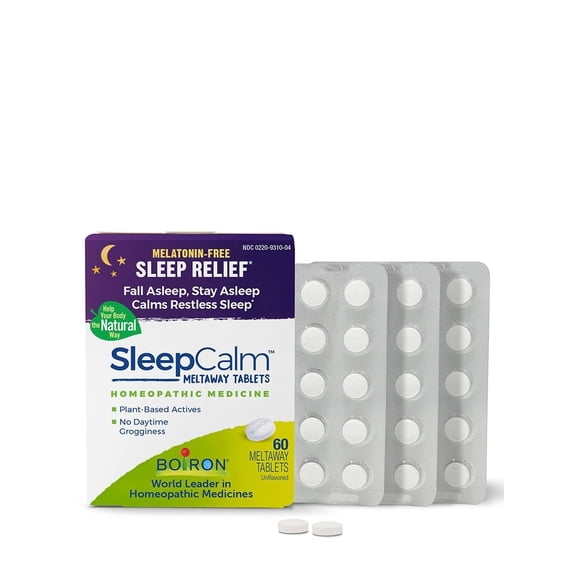 Boiron SleepCalm Homeopathic Medicine, Sleep Aid, 60 Count
