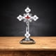 thumbnail image 5 of Crucifijo de aleación Cruz de pared Cristo en Jesús Crucifixión Artesanía Decoración de la iglesia para la sala de estar Casa Capilla , Blanco rojo Sunnimix Crucifijo Cruz, 5 of 8