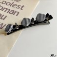 thumbnail image 3 of Fiudx Horquilla, Elegante Accesorio para Coleta, Elegante Diadema de Satén para El Pelodesordenado, Estilo Invernal, para Uso Escolar Femenino, Cambio de Peinado Rápido, Diseño de Material Cálido., 3 of 4
