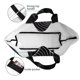 thumbnail image 4 of Disketp Abstract Black And White Waves Bolsa Tote Estampada para Mujer, Bolso de Hombro y de Mano para Compras y Viajes, 4 of 8