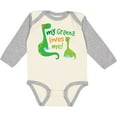 thumbnail image 3 of Inktastic My Granna Loves Me Grandson Boys Long Sleeve Baby Bodysuit, 3 of 5