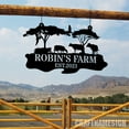 thumbnail image 2 of Craftnamesign Custom Outdoor Cow Farm Metal Sign, Cow Farm Metal Sign, Farmer Lovers Gift, 2 of 3