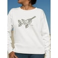 thumbnail image 3 of Bird Sitting On A Branch Sweatshirt Women -Image by Shutterstock, Female Small, 3 of 4