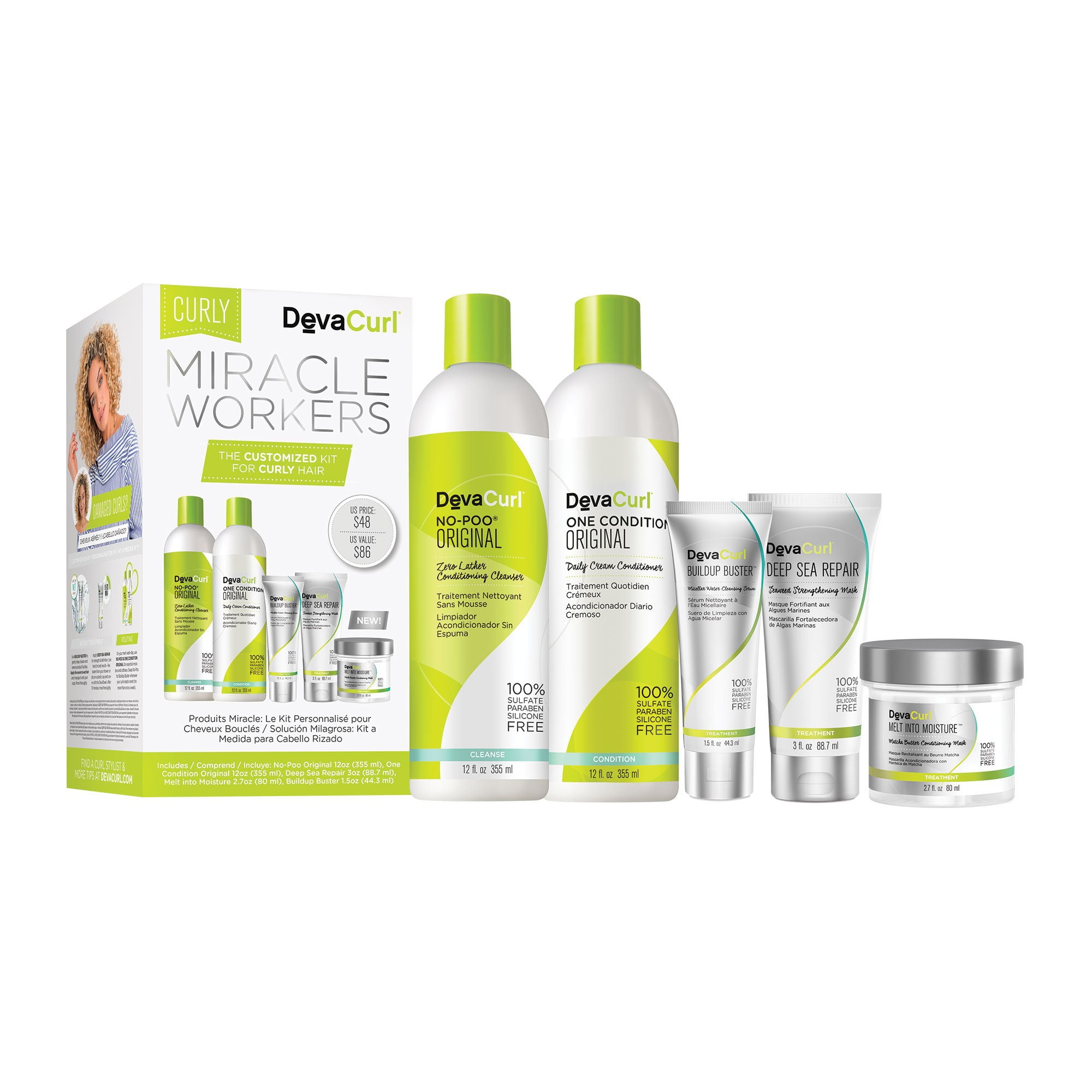 DevaCurl Deva Curl Miracle Workers for Curly Hair