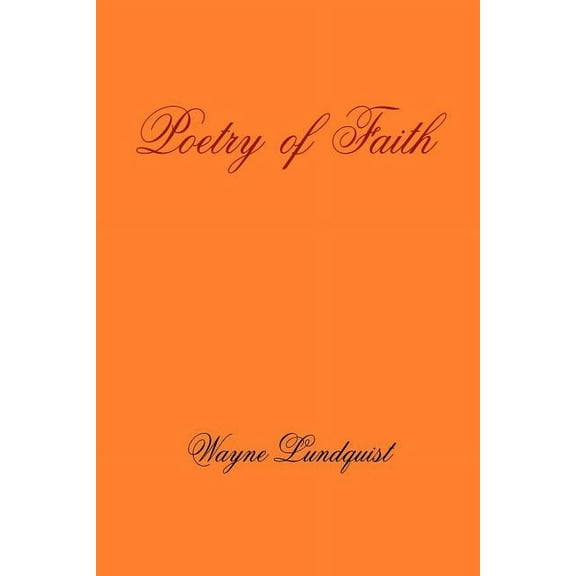 Poetry of Faith (Paperback)
