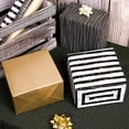 thumbnail image 4 of Gift Wrapping Paper Roll - 17In x 120In Per Roll - Luxury Black and Gold Stripe Anniversary Present Gift Wrap Paper for Men Birthday, Christmas, Wedding, Graduation, Father's Day and Party, 4 of 4