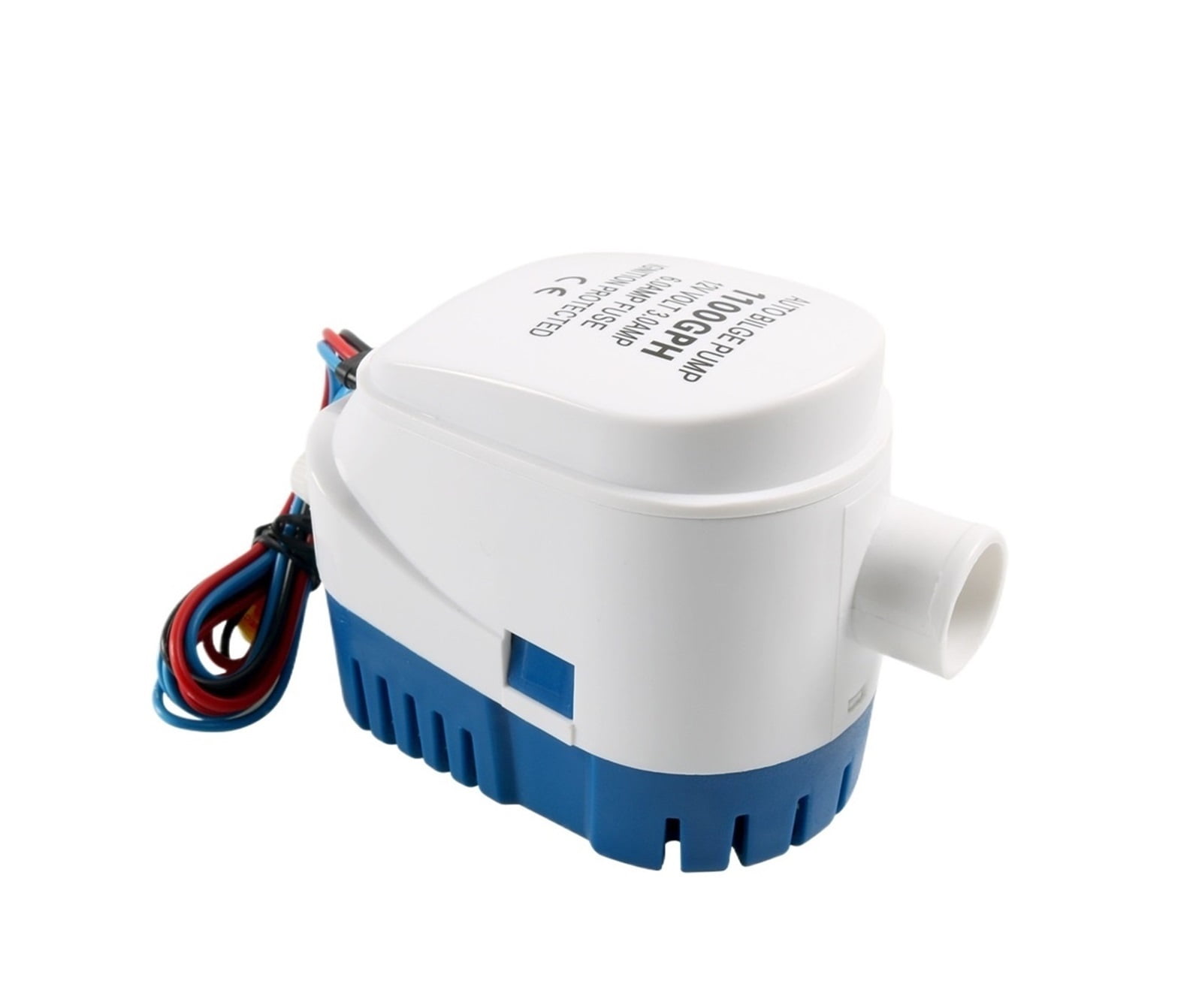 Pompe De Cale Automatique 12V – Submersible, Hauteur 4m, Débit 67 M³/h, Interrupteur à Flotteur