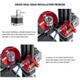 thumbnail image 3 of Dual Gear Extruder, Compatible With For 3 Cr10 -10 Pro -10s Tornado Aluminum Drive Feed, For 3d Pri, 3 of 5