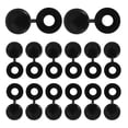 thumbnail image 1 of UPOUART 100Ud Cubiertas Plásticas Negras Para Cabezas De Tornillo Protección Y, 1 of 8