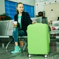 thumbnail image 4 of Elastic Travel Luggage Cover for 22-24 Inch Suitcase, Protective Bag, Stretch Trolley Case Cover, Green, 4 of 7