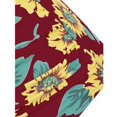 thumbnail image 4 of Plus Size Swimsuit Women Two Pieces Bathing Top Ruffled With High Waisted Bottom Bikini Set, 4 of 4