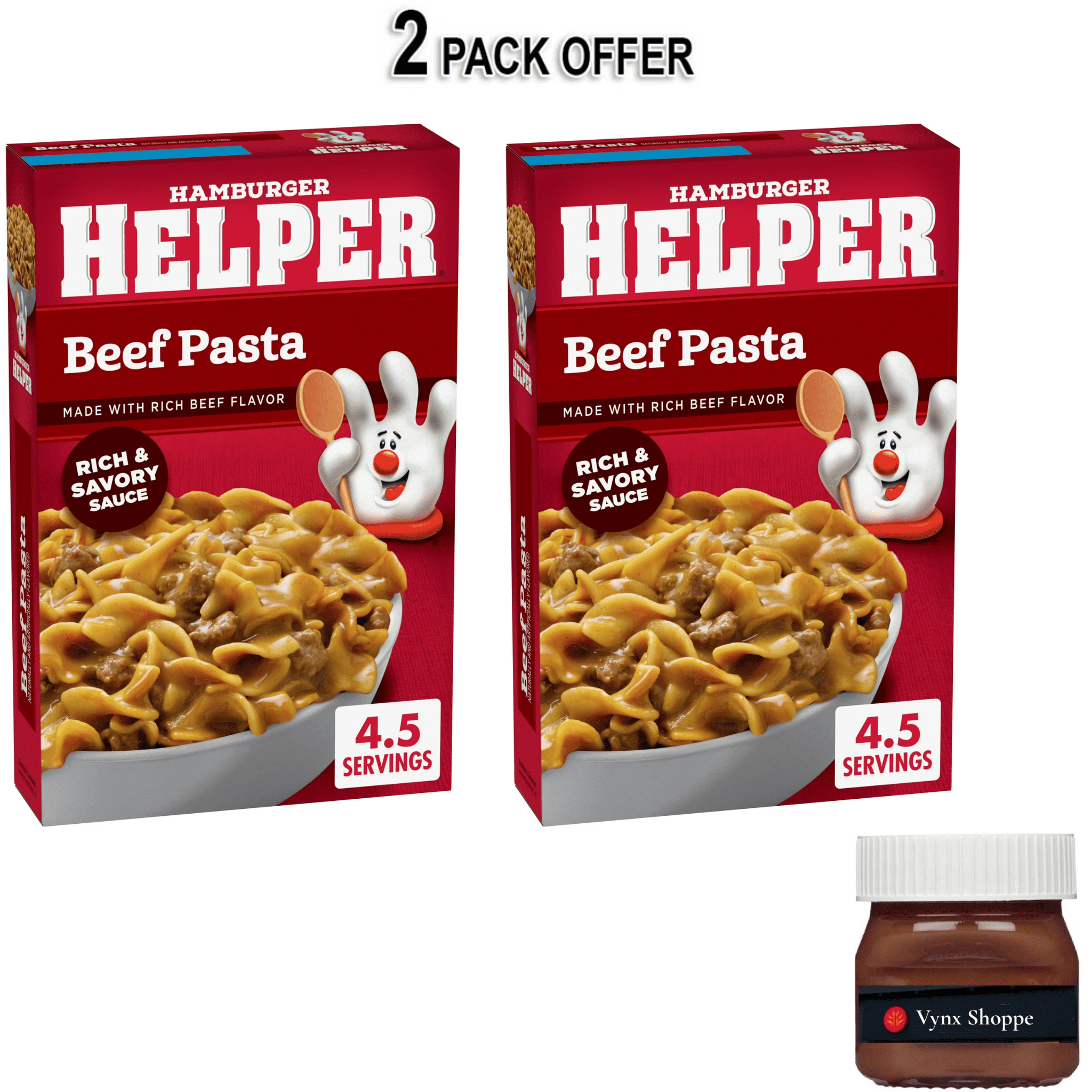 Hamburger Helper Cheeseburger Macaroni Pasta, Cheesy Flavored