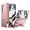 Pink, variant on for Samsung Galaxy Z Fold 4 Case with S Pen Holder, [Come with S Pen Fold Edition] Drop Proof Kickstand All-inclusive Plating Folding Phone Case Cover for Samsung Z Fold 4 5G 2022, Black